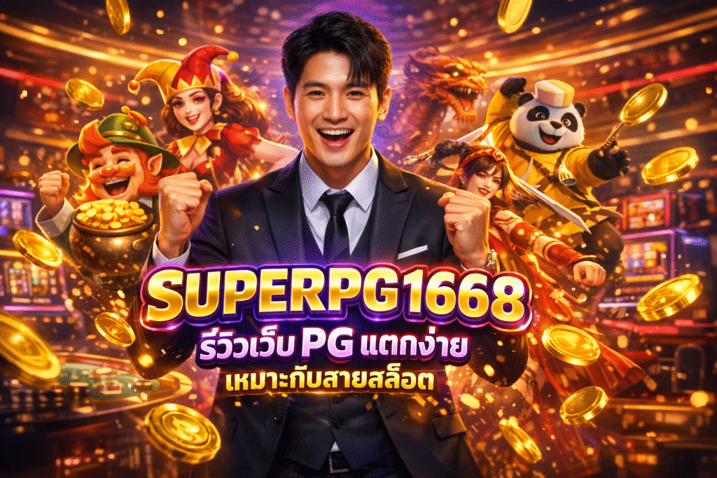 SUPERPG1668 รีวิวเว็บ PG แตกง่าย เหมาะกับสายสล็อต