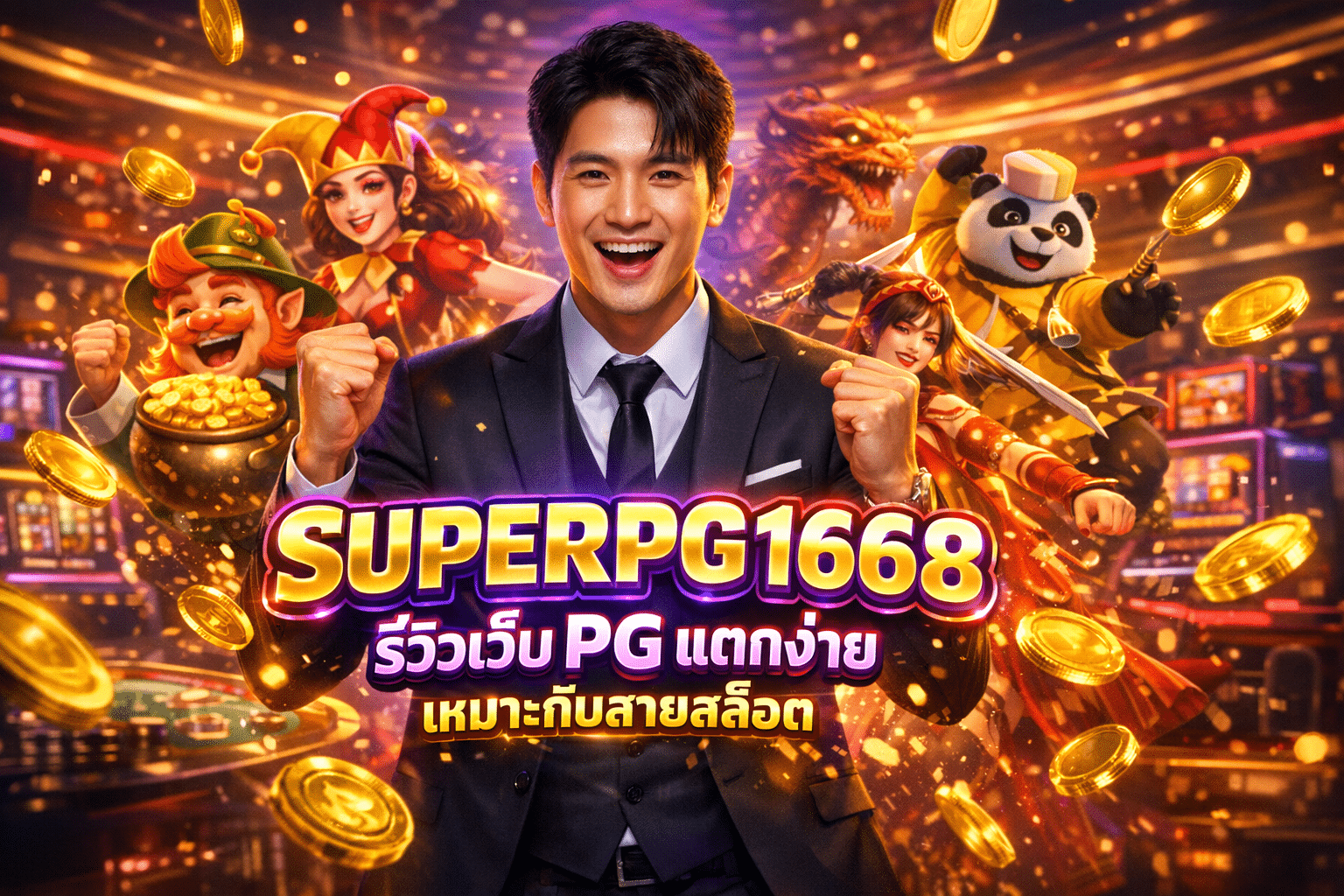 SUPERPG1668 รีวิวเว็บ PG แตกง่าย เหมาะกับสายสล็อต