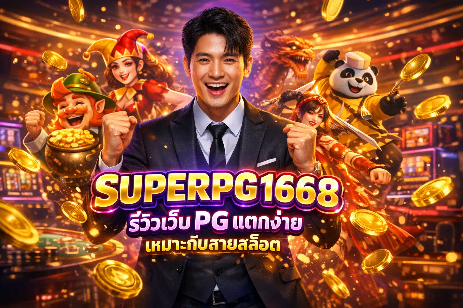SUPERPG1668 รีวิวเว็บ PG แตกง่าย เหมาะกับสายสล็อต