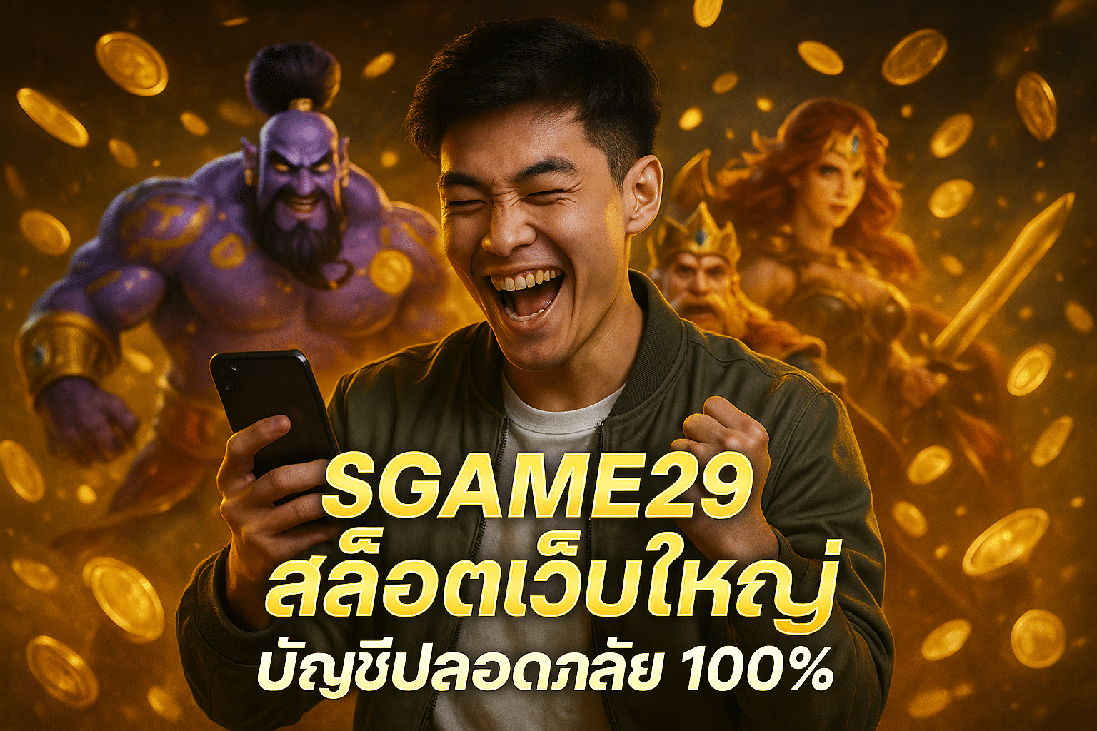 SGAME29 สล็อตเว็บใหญ่ บัญชีปลอดภัย 100%